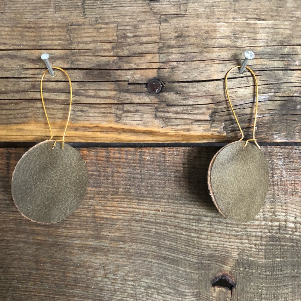 Handmade Leather Earrings